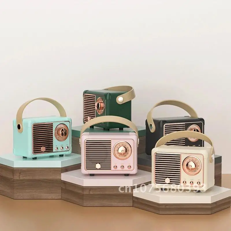 Portable Wireless Retro mini Bluetooth 5.0 Speaker Loudspeaker Sound System Stereo Music Surround Subwoofer TF AUX NO Radio
Portable Wireless Retro mini Bluetooth 5.0 Speaker Loudspeaker Sound System Stereo Music Surround Subwoofer TF AUX NO Radio