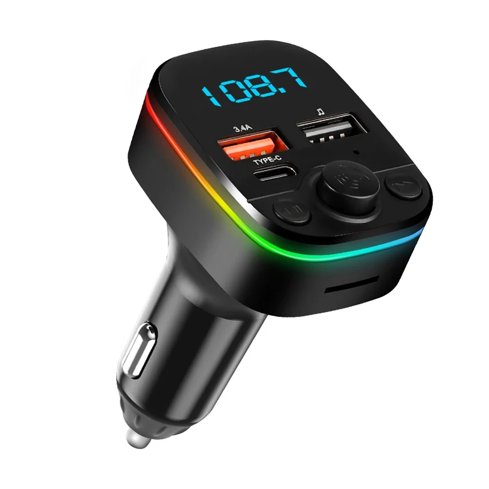 MP3 Player FM Transmitter Auto Dual USB Fast Charger Fine Lines Modulator Power Inverter Transmission Wireless
MP3 Player FM Transmitter Auto Dual USB Fast Charger Fine Lines Modulator Power Inverter Transmission Wireless