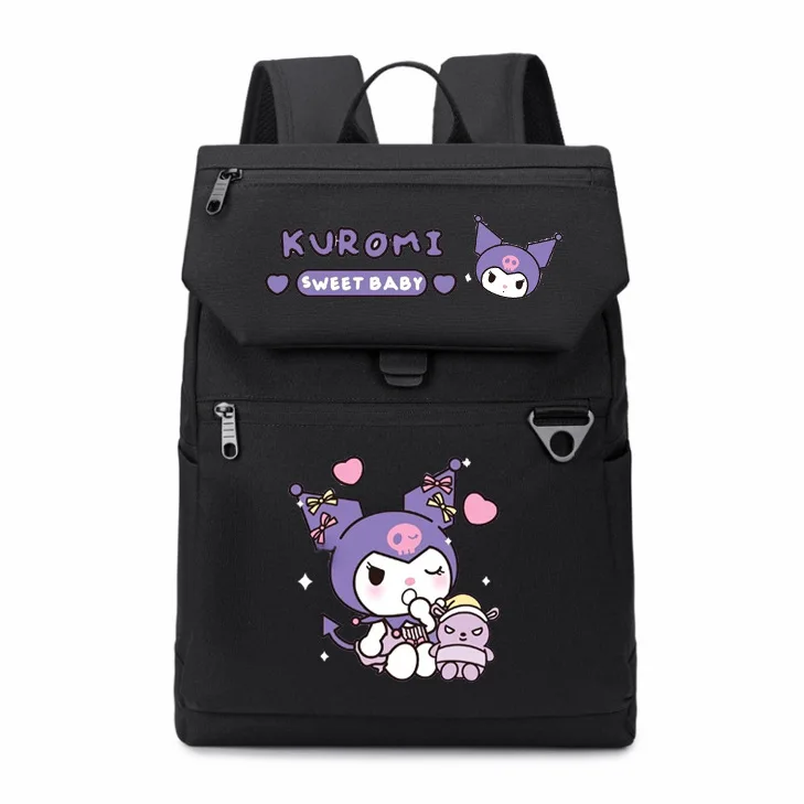 Sanrio Kuromi Schoolbag Middle School Student Simple Lightweight Large Capacity Backpack Student Large Capacity Birthday Gift 
Sanrio Kuromi Schoolbag Middle School Student Simple Lightweight Large Capacity Backpack Student Large Capacity Birthday Gift