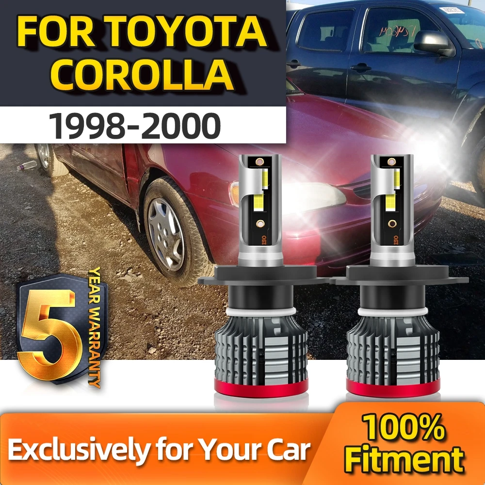 TEENRAM For Toyota COROLLA LED Headlight High/Low All-in-one H4 6000K Brightness Car Lamps White 1998 1999 2000
TEENRAM For Toyota COROLLA LED Headlight High/Low All-in-one H4 6000K Brightness Car Lamps White 1998 1999 2000