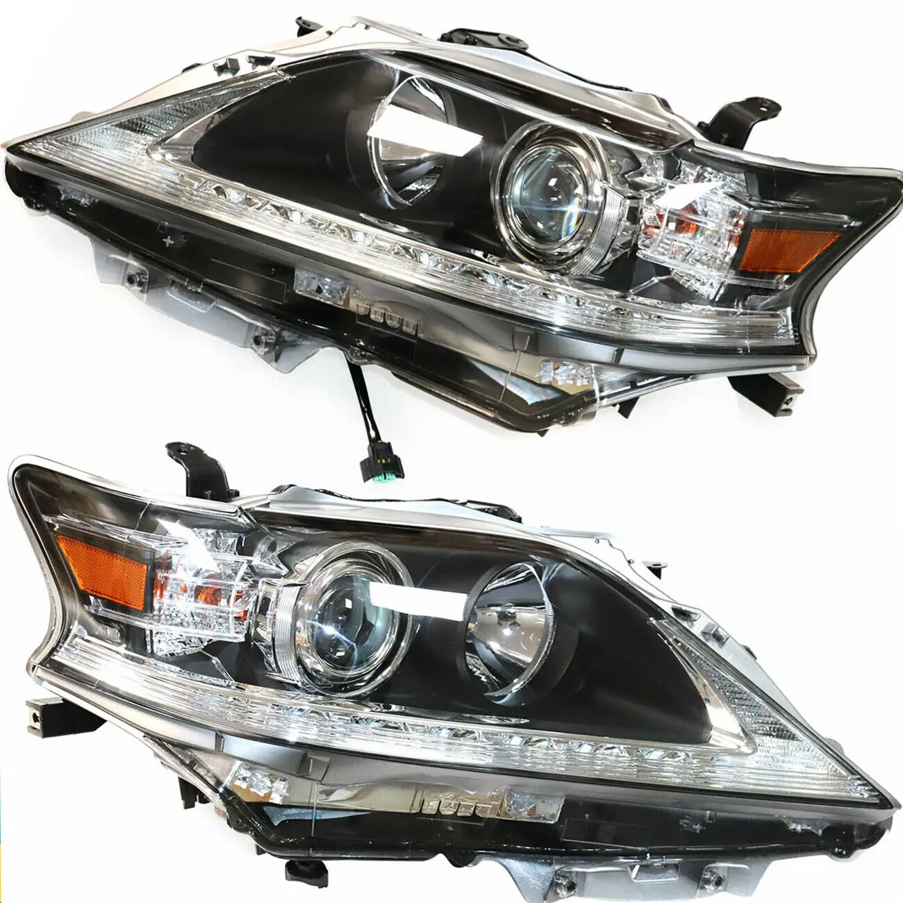 For 2013 2014 2015 Lexus RX350 RX450H Projector Halogen Headlight Headlamp Assembly HID Left & Right Side (LH+RH)
For 2013 2014 2015 Lexus RX350 RX450H Projector Halogen Headlight Headlamp Assembly HID Left & Right Side (LH+RH)