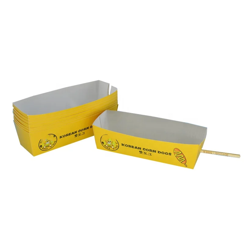 Customized productModern Design Paper Box Packaging Paper Box Custom White Oem Customized Logo Item Corn Dog Paper Tray Box
Customized productModern Design Paper Box Packaging Paper Box Custom White Oem Customized Logo Item Corn Dog Paper Tray Box