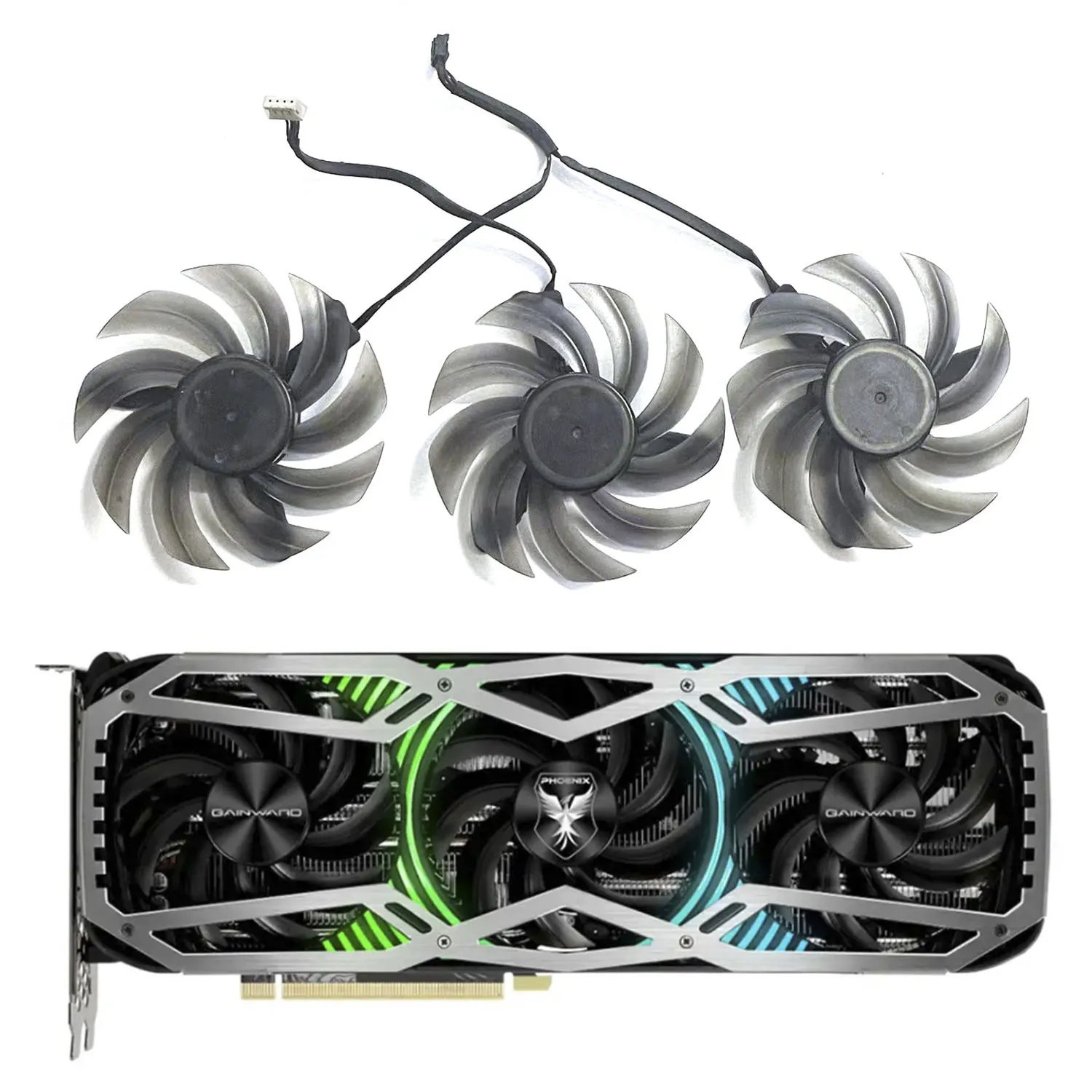 82MM TH8015S2H-PCC01 FD8015U12D Video Card Fan For Gainward RTX 3060 Ti 3070 3070Ti 3080 3080Ti 3090 Phoenix GPU Cooler Fan
82MM TH8015S2H-PCC01 FD8015U12D Video Card Fan For Gainward RTX 3060 Ti 3070 3070Ti 3080 3080Ti 3090 Phoenix GPU Cooler Fan