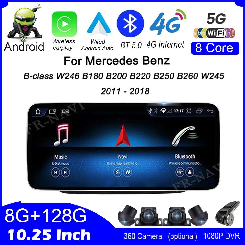 Головное устройство IPS Android 14 для Mercedes Benz B-class W246 B180 B200 B220 B250 B260 W245 2011 - 2018 автомобильное радио GPS Видео Мультимедиа
Головное устройство IPS Android 14 для Mercedes Benz B-class W246 B180 B200 B220 B250 B260 W245 2011 - 2018 автомобильное радио GPS Видео Мультимедиа