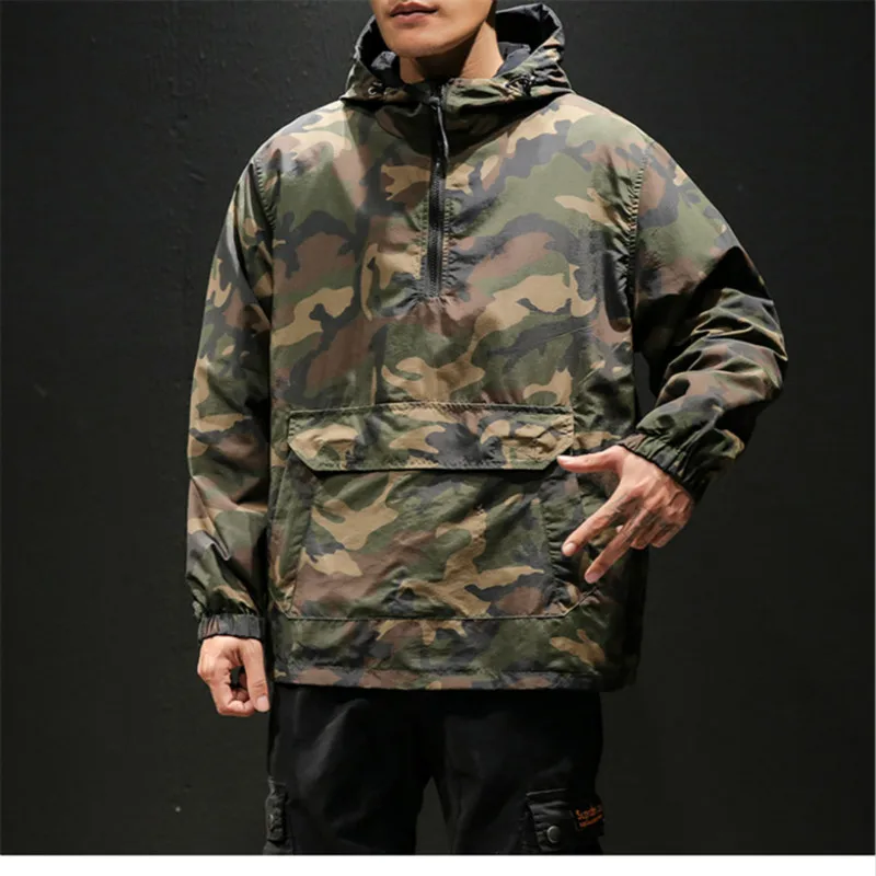 Men Jackets 2019 Camouflage Camo Windbreakers Streetwear Hip Hop Jacket Mens Spring Tactical Military Casual Double Sided Jacket
Men Jackets 2019 Camouflage Camo Windbreakers Streetwear Hip Hop Jacket Mens Spring Tactical Military Casual Double Sided Jacket