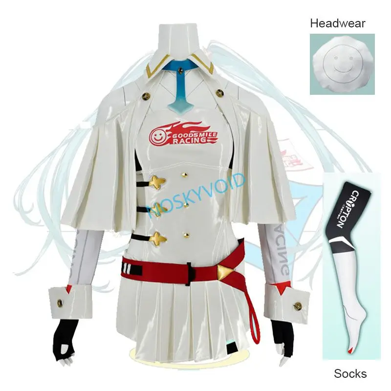 2023 Vocaloid Miku Cosplay Costumes GT Project Racing Miku Leather Racing Uniform Skirt Outfit Royal Highness Princess
2023 Vocaloid Miku Cosplay Costumes GT Project Racing Miku Leather Racing Uniform Skirt Outfit Royal Highness Princess