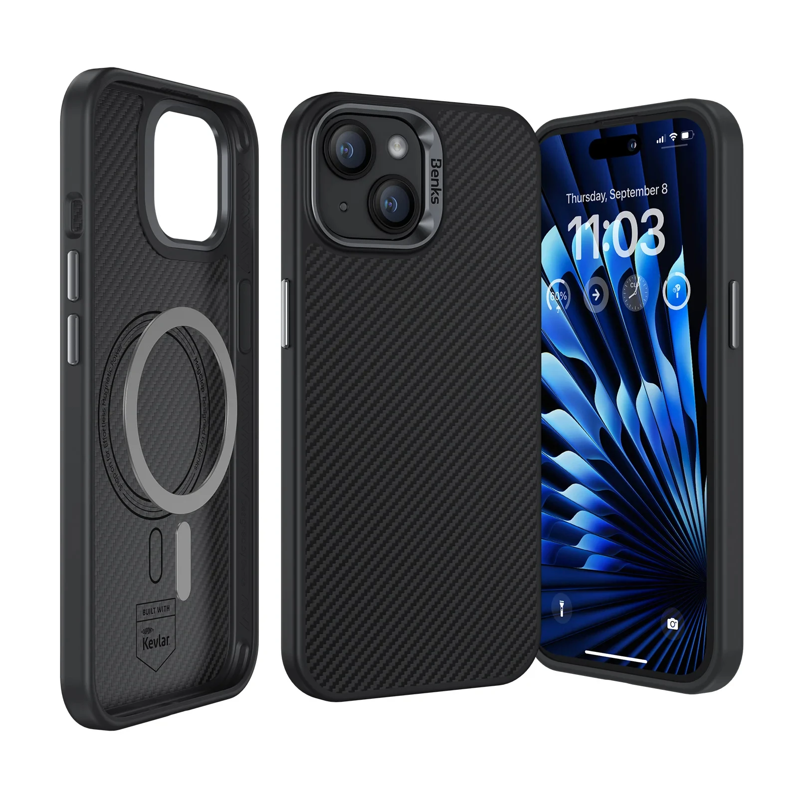Benks for Apple 15 Kevlar magnetic case New iphone14promax Carbon fiber Kevlar magsafe all inclusive
Benks for Apple 15 Kevlar magnetic case New iphone14promax Carbon fiber Kevlar magsafe all inclusive