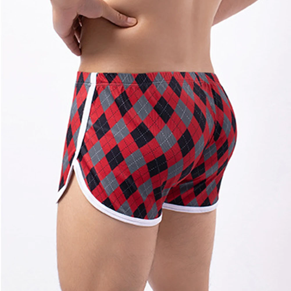 Mens Sexy Plaid Printed Loose Underpants Thin Section Breathable Sweat Boxer Briefs Skin-friendly Soft Shorts Casual Homewear
Mens Sexy Plaid Printed Loose Underpants Thin Section Breathable Sweat Boxer Briefs Skin-friendly Soft Shorts Casual Homewear