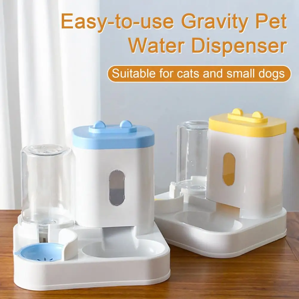 Pet Food Bowl Automatic Gravity Pet Feeder Water Dispenser with Capacity Visible Window Safe Design for Cats Dogs Pet Food Water
Pet Food Bowl Automatic Gravity Pet Feeder Water Dispenser with Capacity Visible Window Safe Design for Cats Dogs Pet Food Water