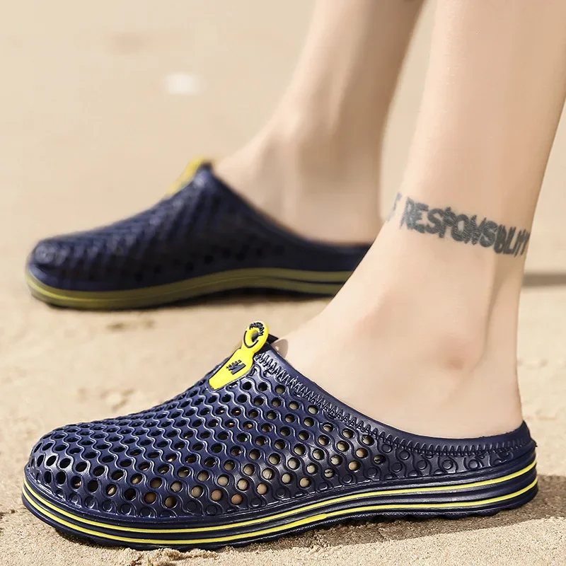 Unisex Couple Women's Slippers Beach Sandals Mesh Hollow Out Casual Breathable Slippers Flats Shoes
Unisex Couple Women's Slippers Beach Sandals Mesh Hollow Out Casual Breathable Slippers Flats Shoes
