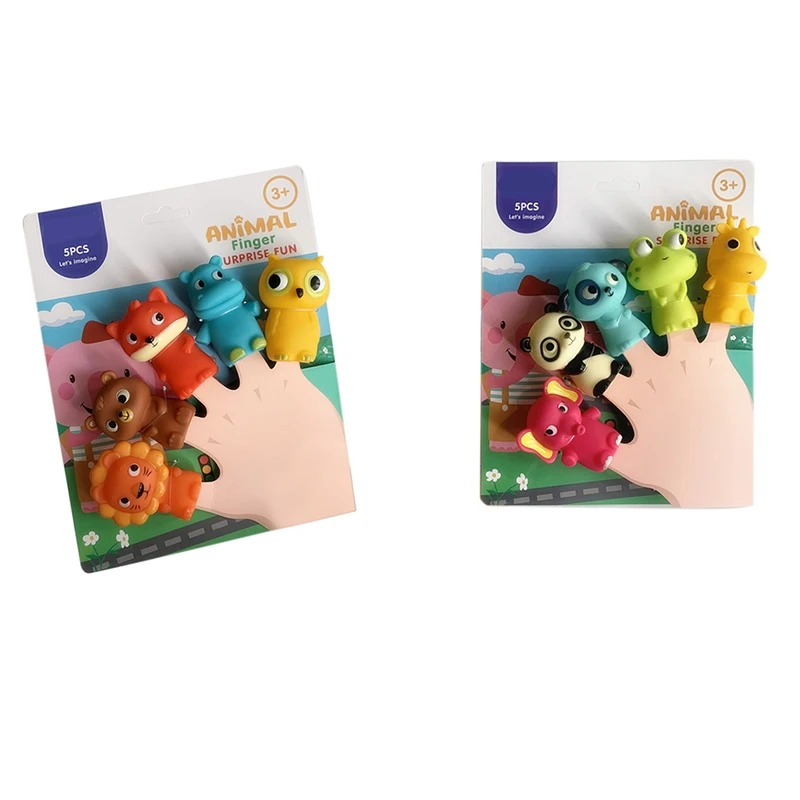 2 Set Finger Puppets For Children And Babies 5 Farm Animals Bath Toys Hand Puppets Doll Set Early Eductional Toy, A & B-Drop Shi
2 Set Finger Puppets For Children And Babies 5 Farm Animals Bath Toys Hand Puppets Doll Set Early Eductional Toy, A & B-Drop Shi