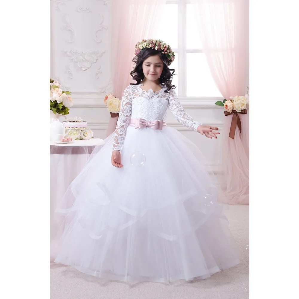 S0041H White Long Dress Girl White Fluffy Lace Flower Girl Dresses For Weddings Kids Girls Wedding Dress
S0041H White Long Dress Girl White Fluffy Lace Flower Girl Dresses For Weddings Kids Girls Wedding Dress