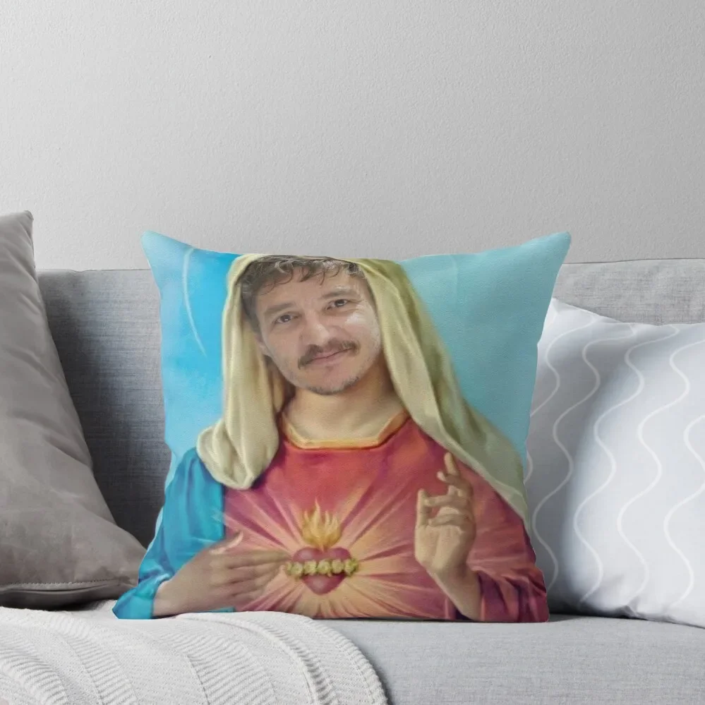

i believe in pedro pascal Throw Pillow Marble Cushion Cover luxury sofa pillows
