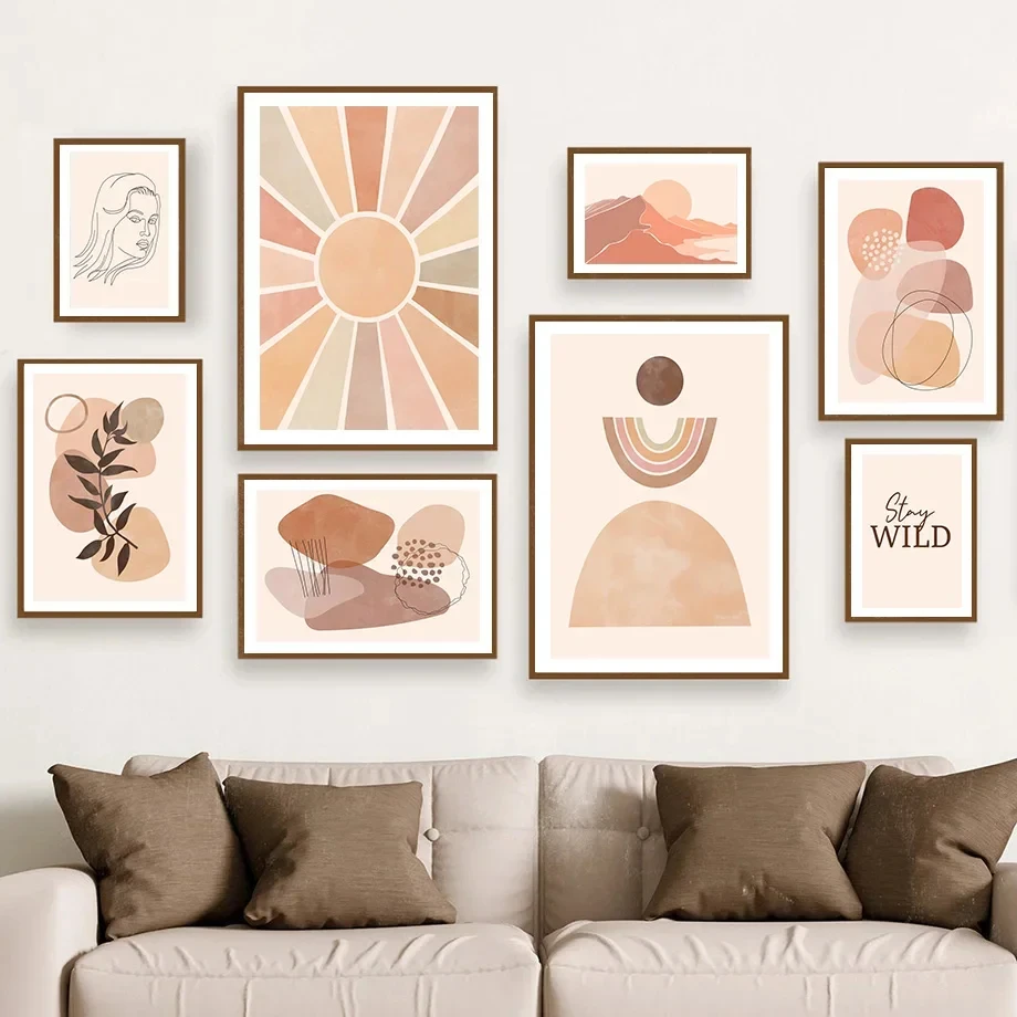 Desert Landscape Boho Minimalist Leaf Wall Art Canvas Painting Nordic Poster And Prints Wall Pictures For Living Room Home Decor
Desert Landscape Boho Minimalist Leaf Wall Art Canvas Painting Nordic Poster And Prints Wall Pictures For Living Room Home Decor