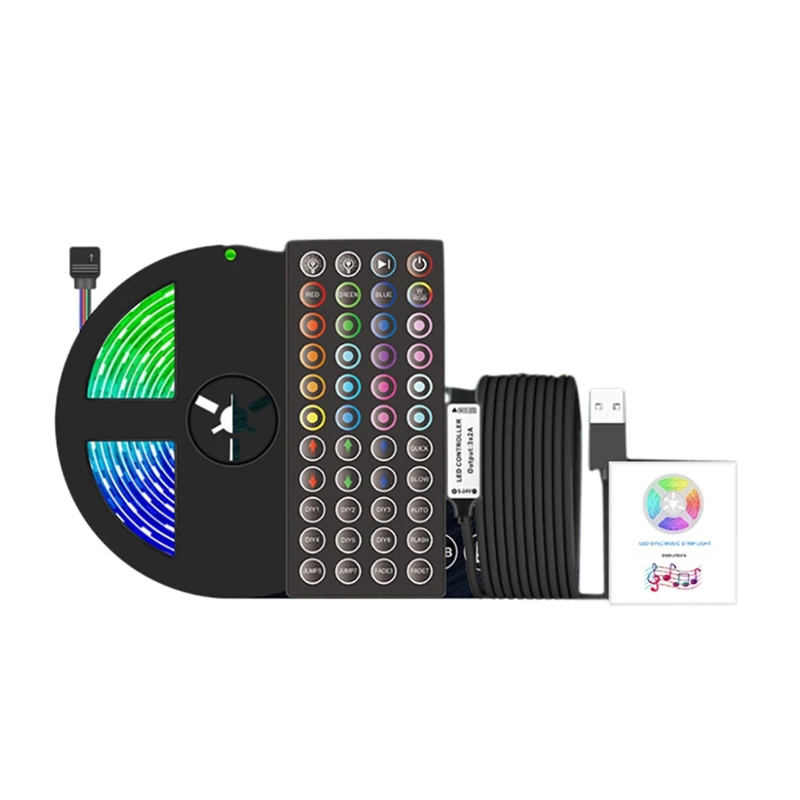 Новинка, фонари с изменением цвета, музыкальная синхронизация, RGB-лампы, 44 инфракрасного пульта дистанционного управления, фонари для дома, фонари, фонари, 5 м
Новинка, фонари с изменением цвета, музыкальная синхронизация, RGB-лампы, 44 инфракрасного пульта дистанционного управления, фонари для дома, фонари, фонари, 5 м