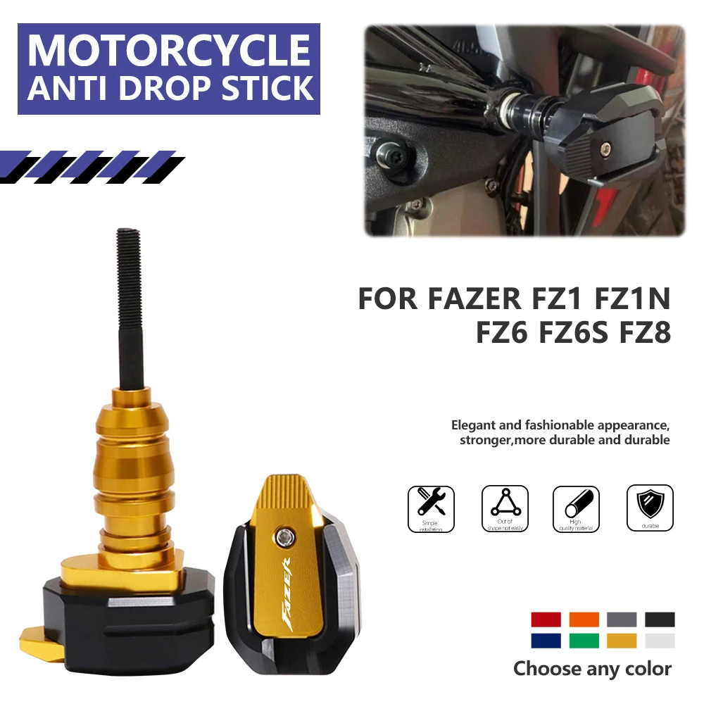 for Y-AMAHA FAZER FZ1 FZ1N FZ6 FZ6S FZ8 Motorcycle Frame Sliders Anti Crash Protector Aluminum Stick
for Y-AMAHA FAZER FZ1 FZ1N FZ6 FZ6S FZ8 Motorcycle Frame Sliders Anti Crash Protector Aluminum Stick