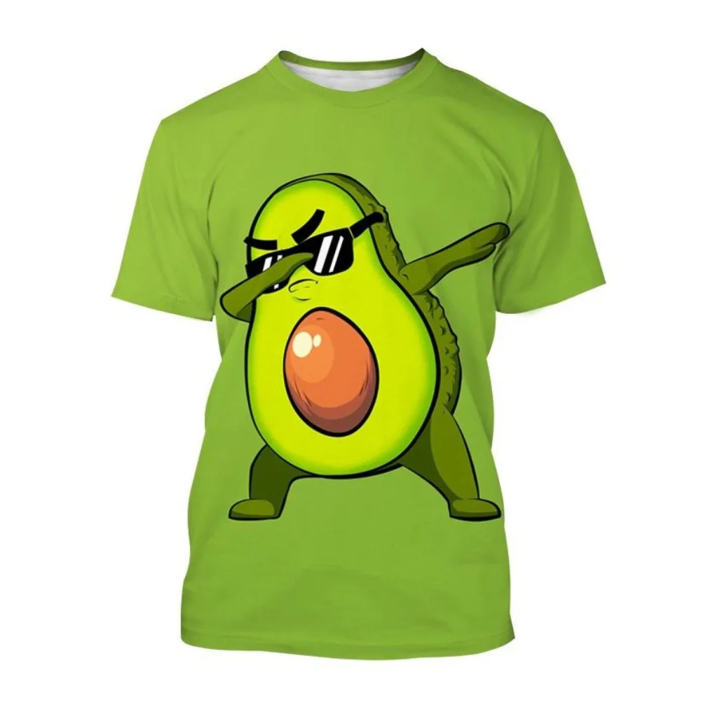 New Fashion Avocado Cartoon 3D Printed T-shirt Men's and Women's Summer Casual Short Sleeve Personality Fruit Shirt Top
New Fashion Avocado Cartoon 3D Printed T-shirt Men's and Women's Summer Casual Short Sleeve Personality Fruit Shirt Top