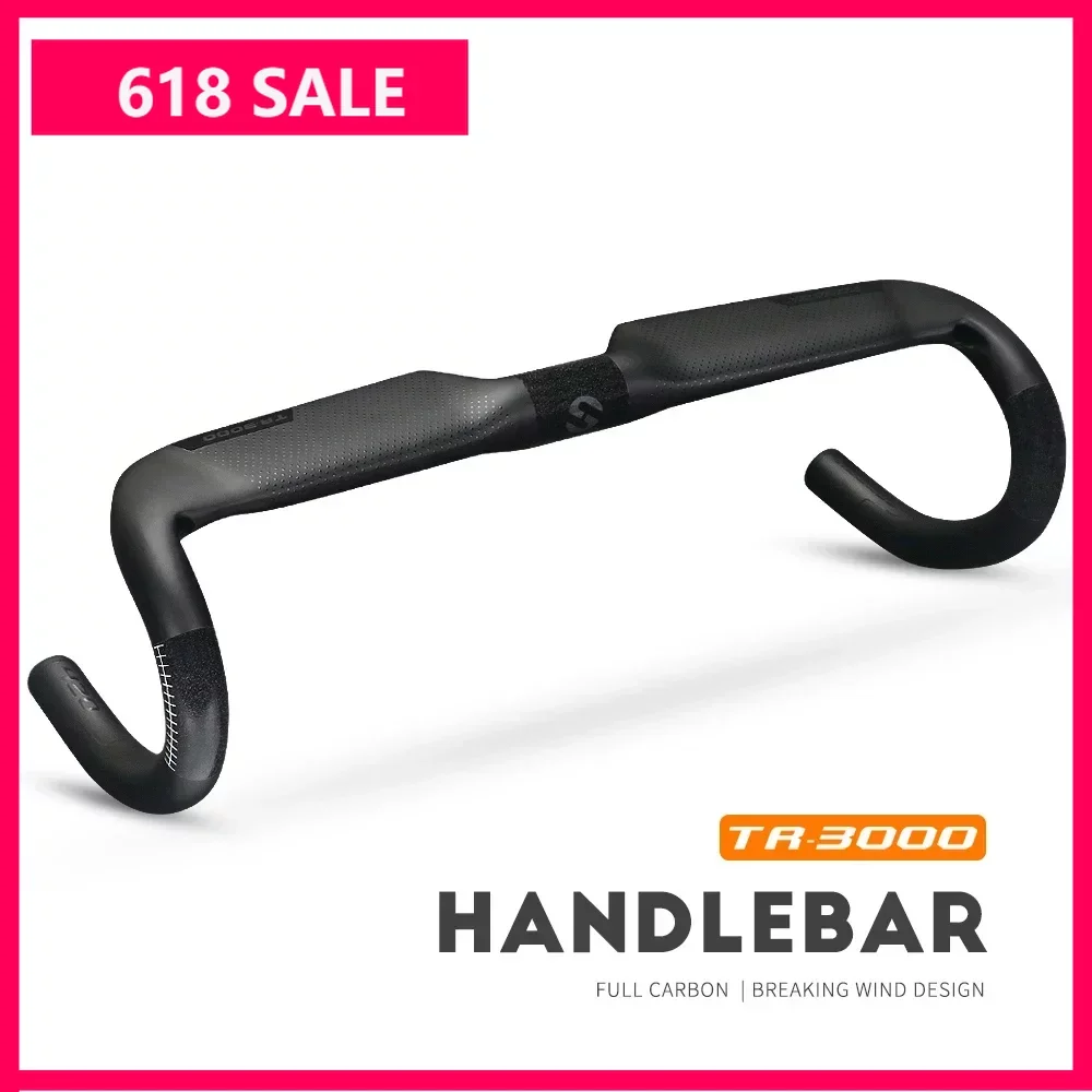 TOSEEK TR-3000 Bike Carbon Road Handlebar UD Matt Bicycle Handle Bar Ultra Light Integrated Handlebars Bicycle Parts
TOSEEK TR-3000 Bike Carbon Road Handlebar UD Matt Bicycle Handle Bar Ultra Light Integrated Handlebars Bicycle Parts