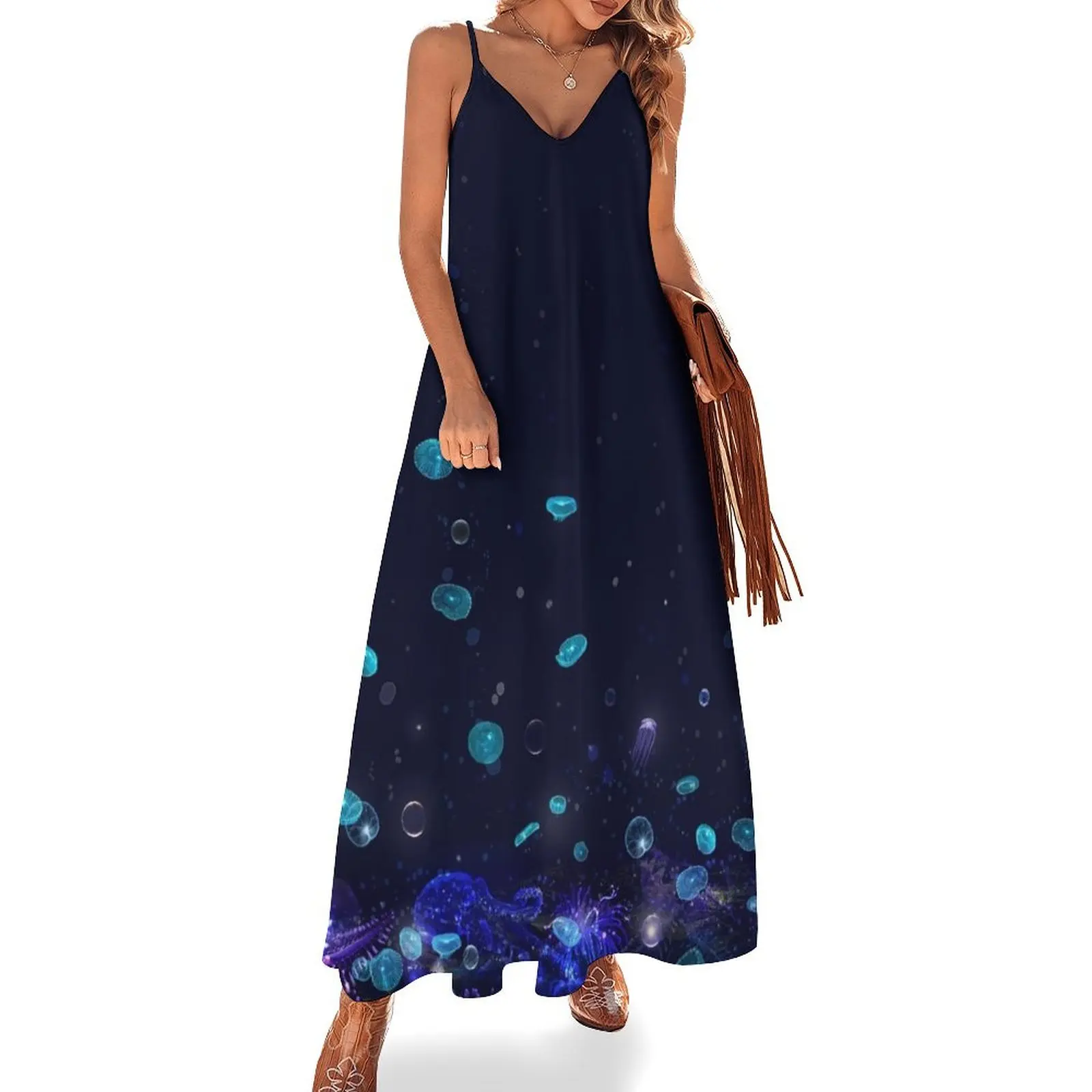 Deep Sea Luminescent Sleeveless Dress prom dress Woman's evening dress party dresses woman summer dresses womens 2024
Deep Sea Luminescent Sleeveless Dress prom dress Woman's evening dress party dresses woman summer dresses womens 2024