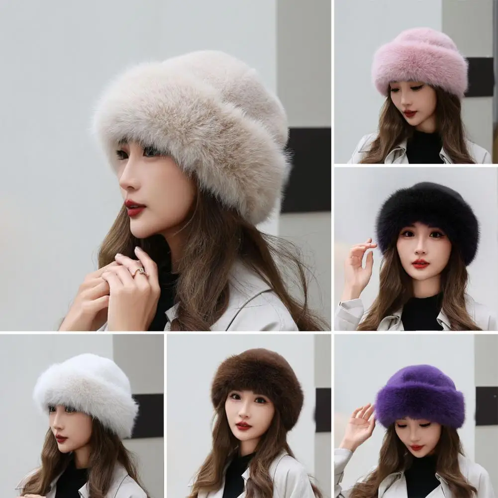 Dome Style Hat for Women Fashionable Solid Color Winter Hat Thicken Warm Soft Plush for Women Stay Cozy Weather Thick for Women
Dome Style Hat for Women Fashionable Solid Color Winter Hat Thicken Warm Soft Plush for Women Stay Cozy Weather Thick for Women
