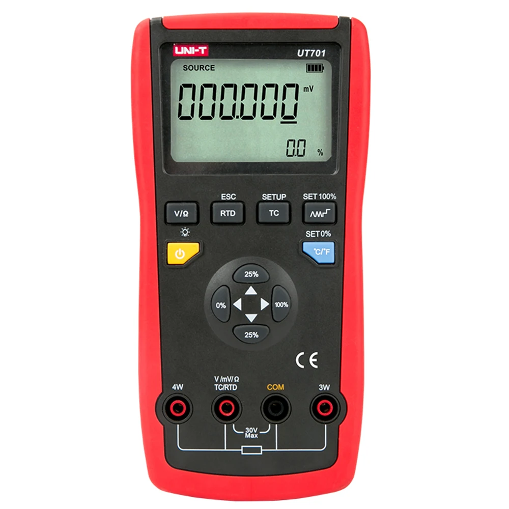 UNI-T UT701 High Precision Thermocouple Temperature Calibrator Backlight Handheld Temperature Calibrator
UNI-T UT701 High Precision Thermocouple Temperature Calibrator Backlight Handheld Temperature Calibrator