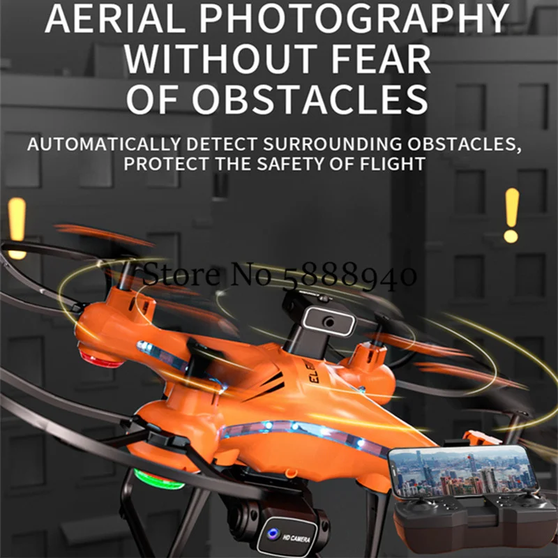 4K Aerial Photography Headless WIFI FPV RC Drone 150M Obstacle Avoidance Optical Flow Positioning One Key Return RC Quadcopter
4K Aerial Photography Headless WIFI FPV RC Drone 150M Obstacle Avoidance Optical Flow Positioning One Key Return RC Quadcopter