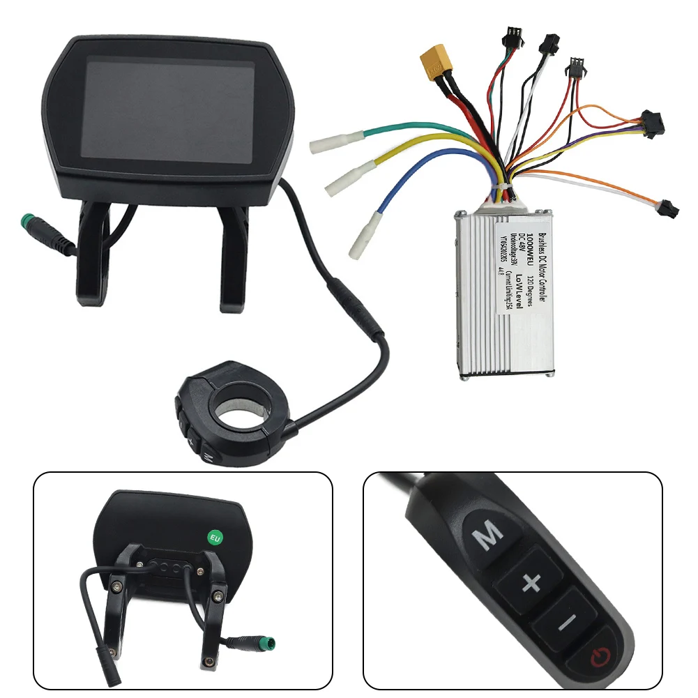 1000W 48V Scooter Motor Controller With LCD Display Digital Meter Control Panel For G2 Pro Electric Scooter Accessories
1000W 48V Scooter Motor Controller With LCD Display Digital Meter Control Panel For G2 Pro Electric Scooter Accessories