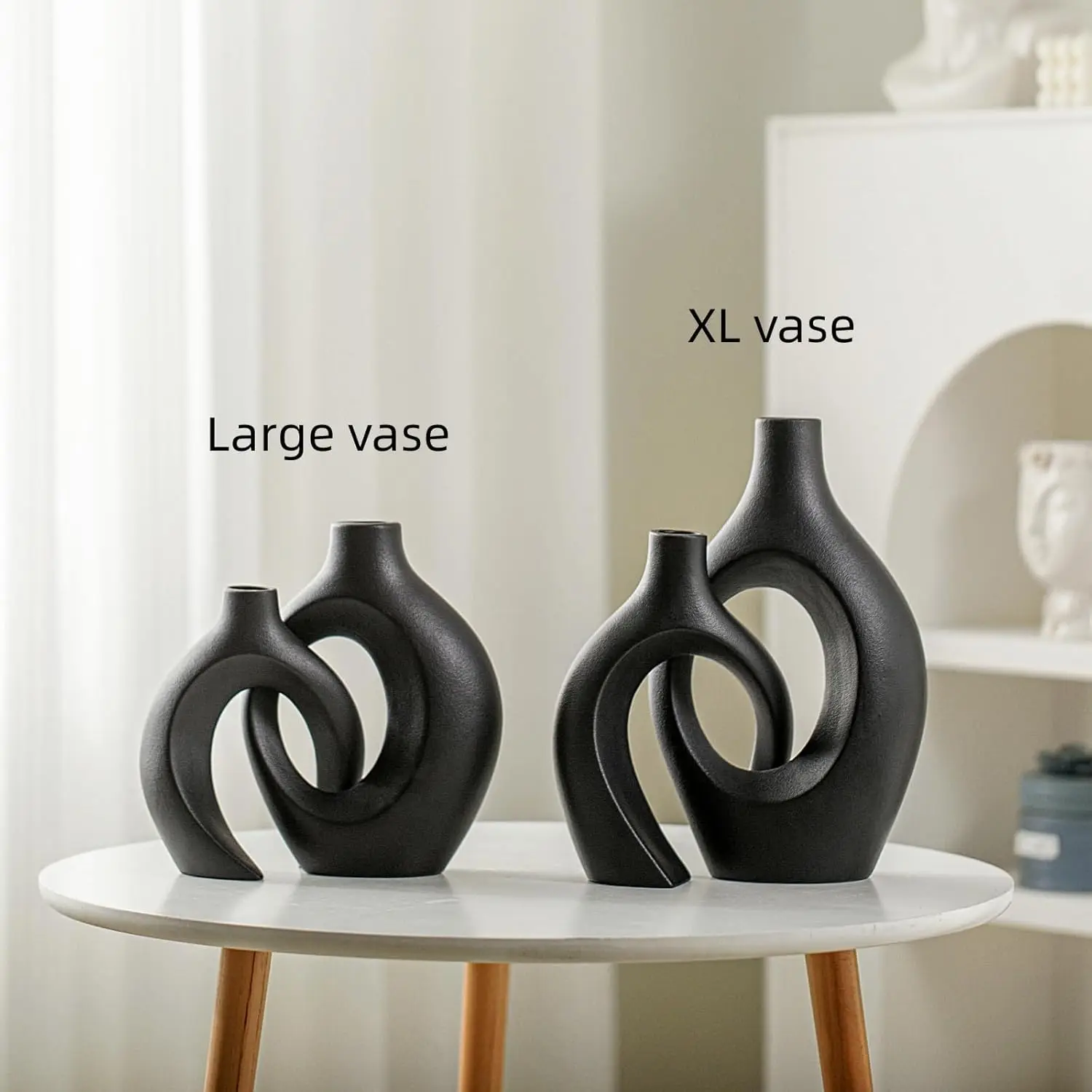 Modern simple Nordic style faux ceramic vase2Set of Living Room Flower Arrangement Decorations Home Decor Crafts Modern simple Nordic style faux ceramic vase2Set of Living Room Flower Arrangement Decorations Home Decor Crafts