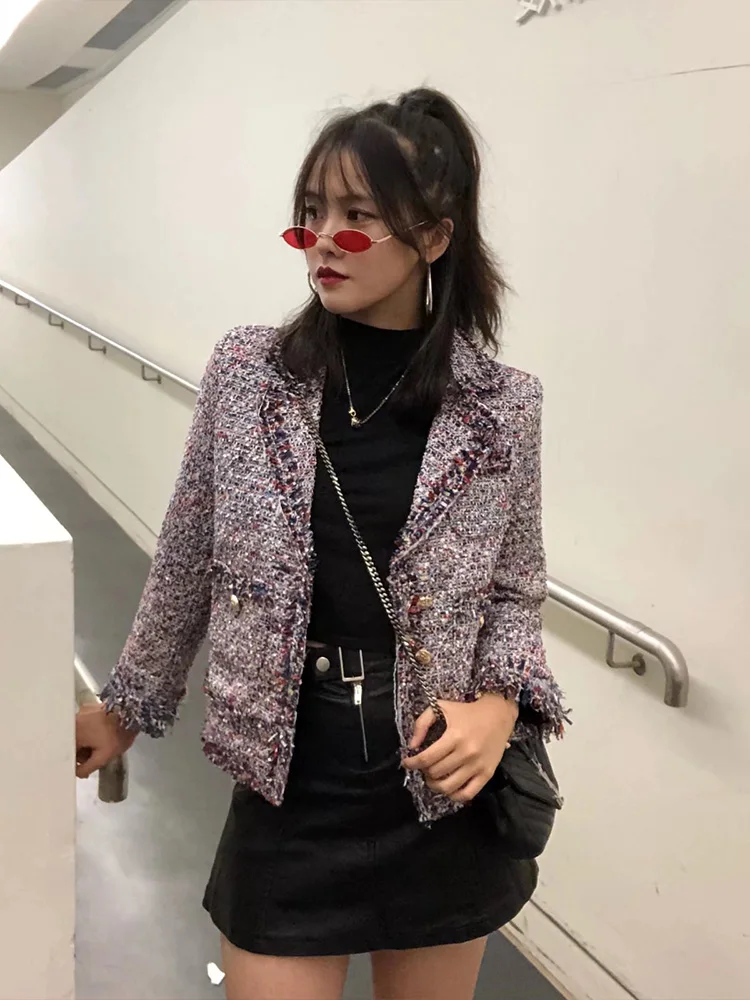 2023 New Women's Simple Loose Jacket Fashion Classic Top Versatile Tweed Small Fragrance Handmade Tassel Jacket
2023 New Women's Simple Loose Jacket Fashion Classic Top Versatile Tweed Small Fragrance Handmade Tassel Jacket
