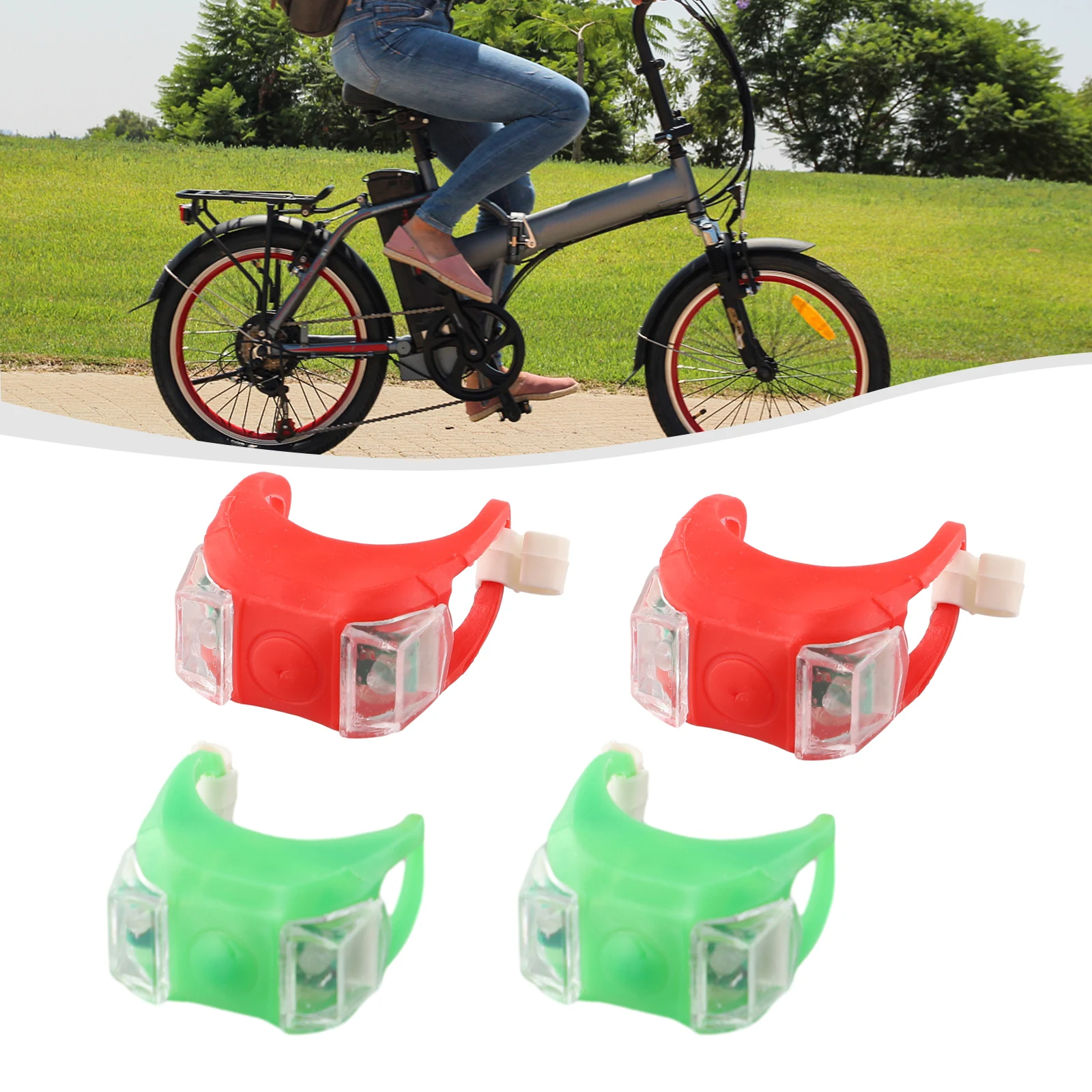 4pcs Ship Bicycle Car Headlight Turn Signal LED Kayak Navigation Lights Come With A Flexible Silicone Shell And Double Hooks
4pcs Ship Bicycle Car Headlight Turn Signal LED Kayak Navigation Lights Come With A Flexible Silicone Shell And Double Hooks