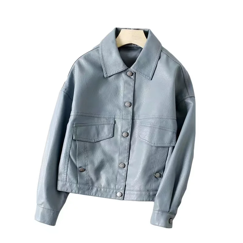 2023 New Zipper Spring Autumn Pu Leather Jackets Women Loose Coat Female Unisex Streetwear Motorcycle Outerwear Oversized
2023 New Zipper Spring Autumn Pu Leather Jackets Women Loose Coat Female Unisex Streetwear Motorcycle Outerwear Oversized