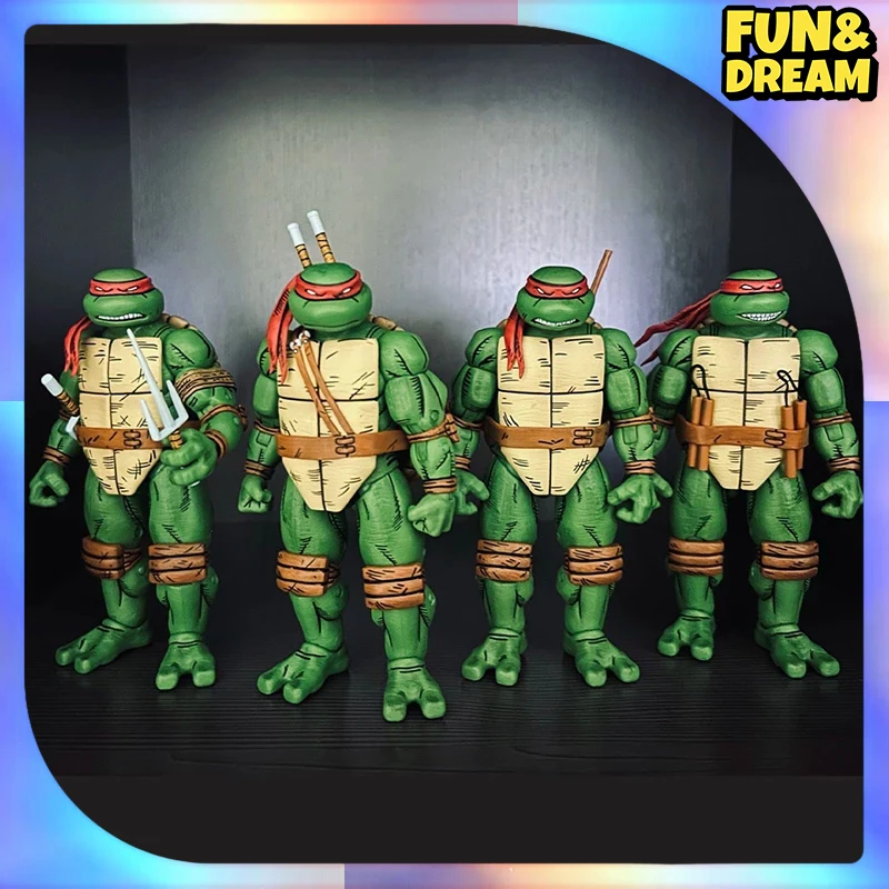 Фигурка ниндзя черепашки Neca 54329, фигурка аниме TMNT, набор из 4-х человек, модная игра, Коллекционные детские игрушки, модель, подарок на день рождения
Фигурка ниндзя черепашки Neca 54329, фигурка аниме TMNT, набор из 4-х человек, модная игра, Коллекционные детские игрушки, модель, подарок на день рождения