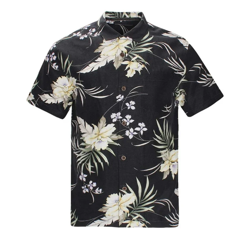 Men's shirt printed lapel summer short-sleeved Hawaiian simple new style daily vacation breathable casual and comfortable
Men's shirt printed lapel summer short-sleeved Hawaiian simple new style daily vacation breathable casual and comfortable