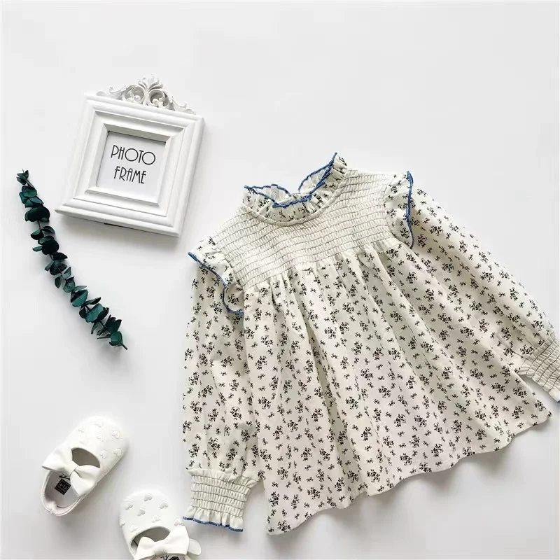 Girl'S Shirt 2023 Korean Spring Female Baby Floral Shirt Children'S Long-Sleeved Tops Doll Shirt Children'S Clothing
Girl'S Shirt 2023 Korean Spring Female Baby Floral Shirt Children'S Long-Sleeved Tops Doll Shirt Children'S Clothing