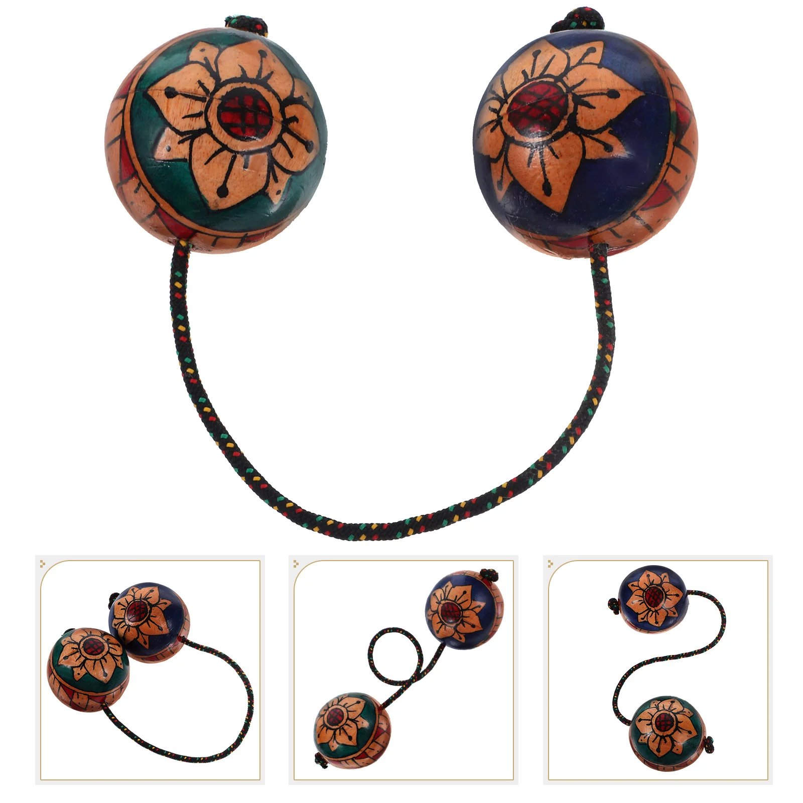 Double Ball Hand Drawn Maracas African Musical Instrument Wooden Shaking Rhythm Balls
Double Ball Hand Drawn Maracas African Musical Instrument Wooden Shaking Rhythm Balls