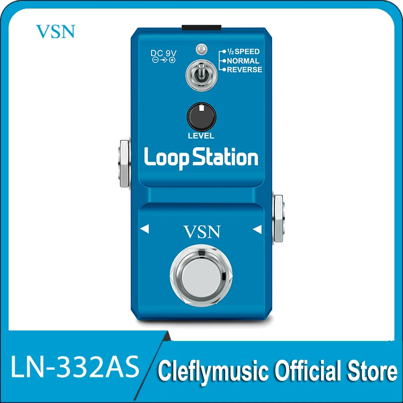 VSN LN-332AS Guitar Loop Station Pedals TF Memory Card Mini Looper Effect Pedals 3 Modes 10 Min Recording Unlimited Guitar Pedal
VSN LN-332AS Guitar Loop Station Pedals TF Memory Card Mini Looper Effect Pedals 3 Modes 10 Min Recording Unlimited Guitar Pedal