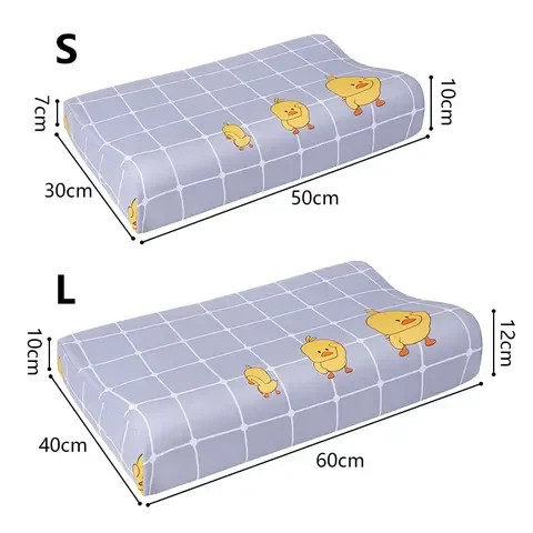 

Подушка для сна из латекса и хлопка, 40 х60/30 х50 см