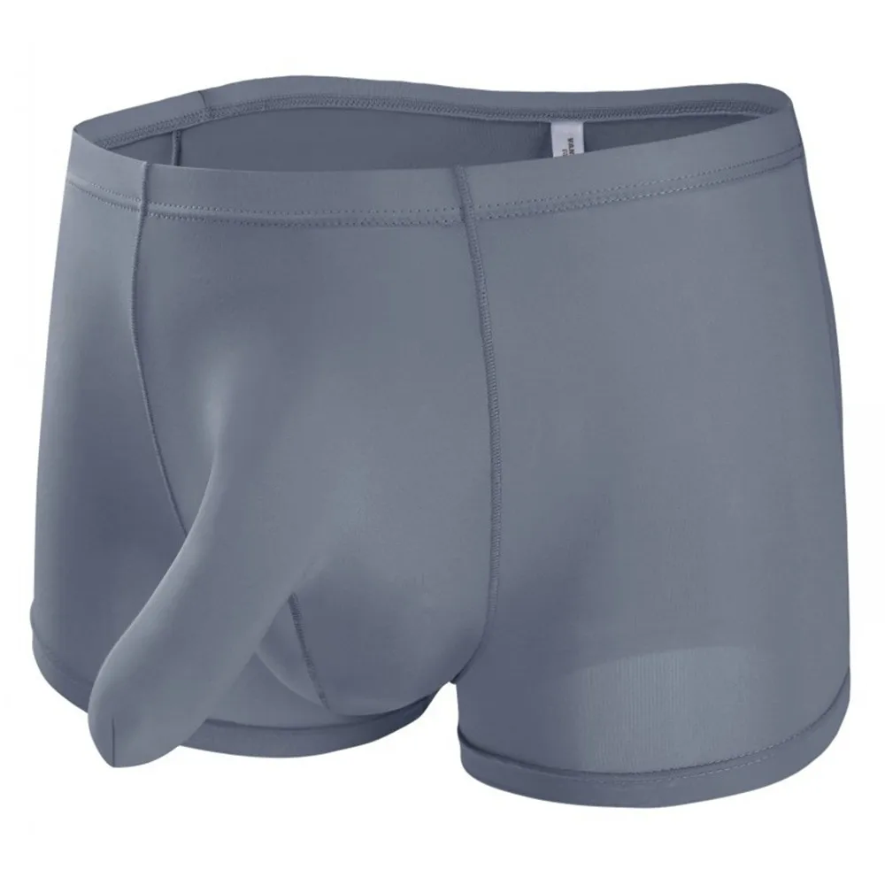 Men Fashion Soft Loose Boxers Breathable Solid Color Underwear Comfortable Ice Silk Low-Rise Briefs Elephant Nose Men's Thong
Men Fashion Soft Loose Boxers Breathable Solid Color Underwear Comfortable Ice Silk Low-Rise Briefs Elephant Nose Men's Thong