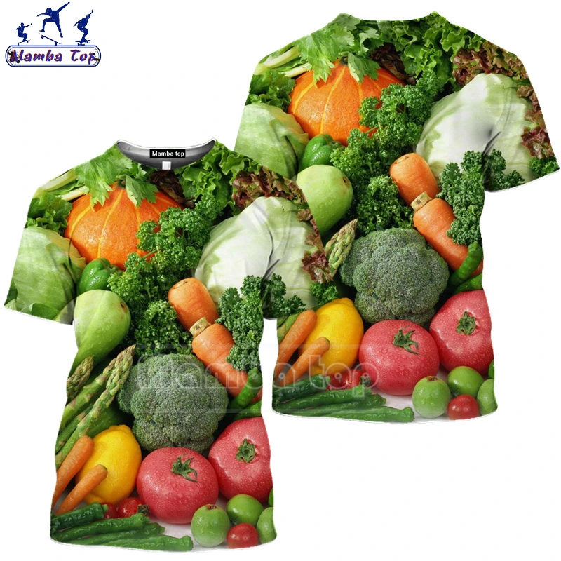 Mamba Top Green Vegetables T Shirt Men Clothing Women Blouse Delicious Food Tomato 3D Print Children Short Sleeve T-shirt Casual
Mamba Top Green Vegetables T Shirt Men Clothing Women Blouse Delicious Food Tomato 3D Print Children Short Sleeve T-shirt Casual