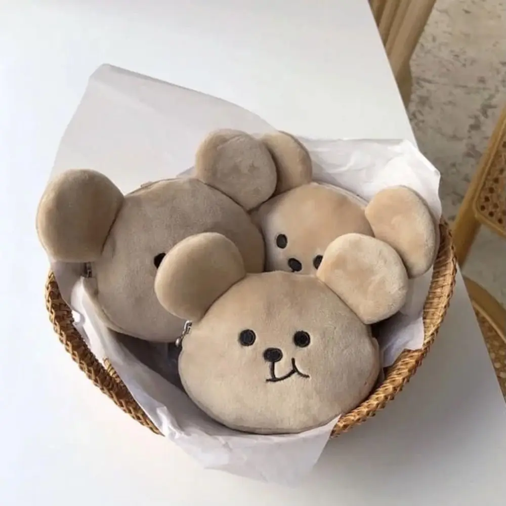 Portable Plush Bear Coin Purse Funny Zipper Three-dimensional Cartoon Storage Bag Cartoon Korean Style Travel
Portable Plush Bear Coin Purse Funny Zipper Three-dimensional Cartoon Storage Bag Cartoon Korean Style Travel