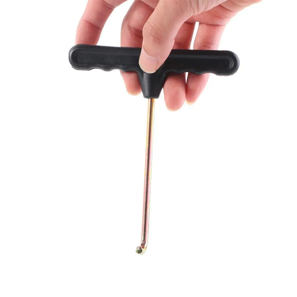 Pull Hook Trampoline Spring Pull T-Hook for Outdoor Mat Spring Pull Tool Springs Puller Puller Extractor Tent Peg Puller 
Pull Hook Trampoline Spring Pull T-Hook for Outdoor Mat Spring Pull Tool Springs Puller Puller Extractor Tent Peg Puller