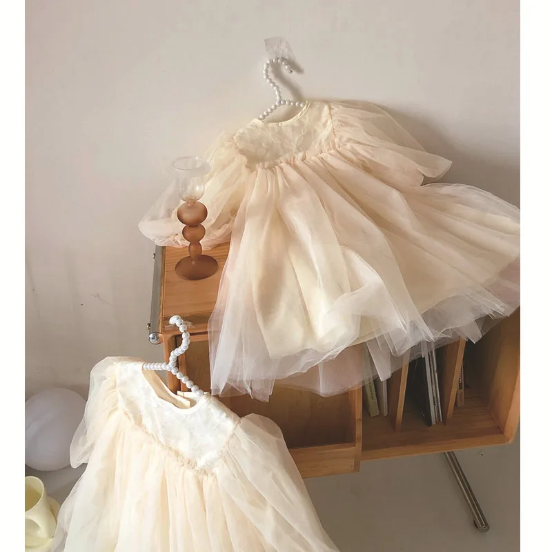 Korean Girls' Princess Dress 2023 Spring New Type Baby Girl Fashionable Long Sleeve Puffy Tulle Skirt Fashionable Dress
Korean Girls' Princess Dress 2023 Spring New Type Baby Girl Fashionable Long Sleeve Puffy Tulle Skirt Fashionable Dress
