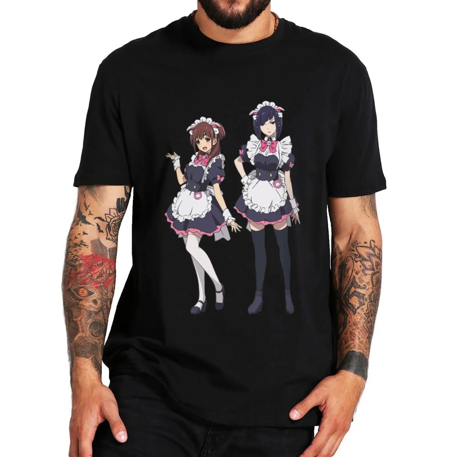 Nagomi Wahira Ranko Mannen Maid War T Shirt Japanese Anime Fans Tshirts Cotton Casual Unisex Soft Tee Tops EU Size
Nagomi Wahira Ranko Mannen Maid War T Shirt Japanese Anime Fans Tshirts Cotton Casual Unisex Soft Tee Tops EU Size