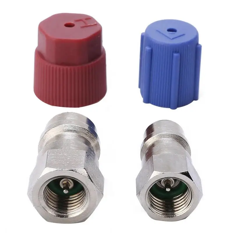 R12 To R134a Conversion Kit R12 To R134a Adapter R12 To R134a Retrofits Kit 1/4'to 7/16-20 UNF Conversion Adapter Fits For AC
R12 To R134a Conversion Kit R12 To R134a Adapter R12 To R134a Retrofits Kit 1/4'to 7/16-20 UNF Conversion Adapter Fits For AC