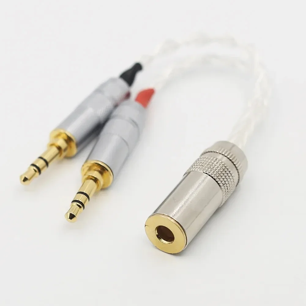 1 piece Hifi silver plated 2x 3.5mm Male to 4.4mm Balanced Female Audio Adapter Cable for PHA-3 Pono Player
1 piece Hifi silver plated 2x 3.5mm Male to 4.4mm Balanced Female Audio Adapter Cable for PHA-3 Pono Player