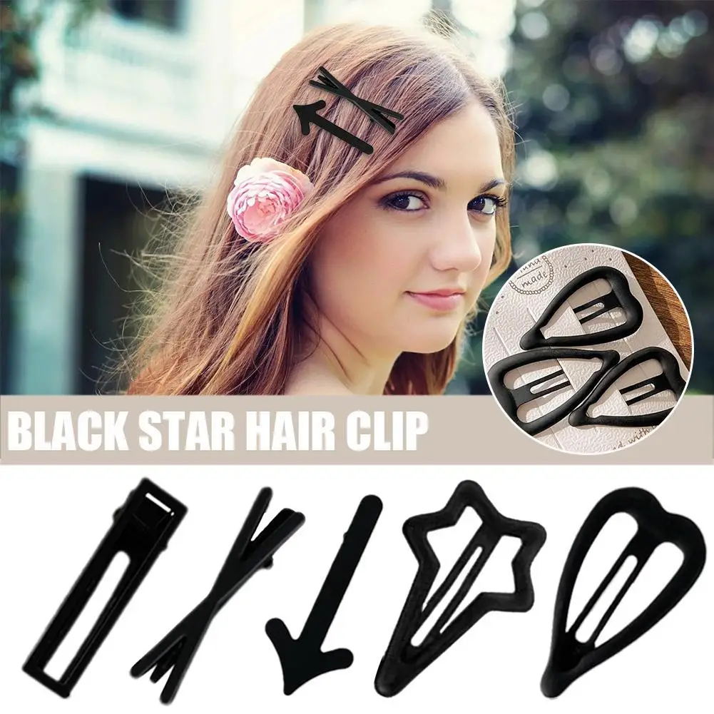 3Pcs/Set Fashion Women Girls Black Solid Simplicity Frosted Hair Clips Adult Alloy Barrettes Hairpins Female Hair Accessories
3Pcs/Set Fashion Women Girls Black Solid Simplicity Frosted Hair Clips Adult Alloy Barrettes Hairpins Female Hair Accessories