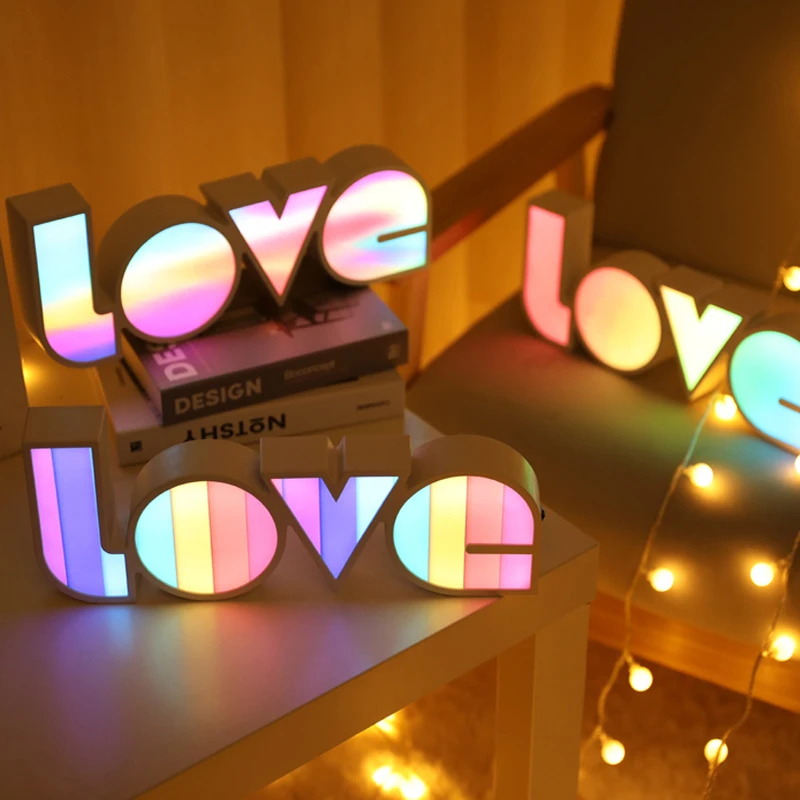 Love Neon Light Sign LED Letter Night Lamp Battery USB Powered Nightlight for Christmas Valentine's Proposal Wedding Decor
Love Neon Light Sign LED Letter Night Lamp Battery USB Powered Nightlight for Christmas Valentine's Proposal Wedding Decor