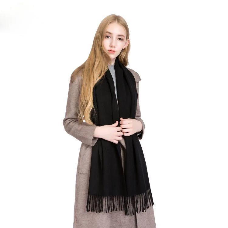 DANKEYISI Women Pure Wool Scarf Long Scarves Lady Winter Thicken Warm Soft Pashmina Shawls Wraps Pink Black Female Colored
DANKEYISI Women Pure Wool Scarf Long Scarves Lady Winter Thicken Warm Soft Pashmina Shawls Wraps Pink Black Female Colored