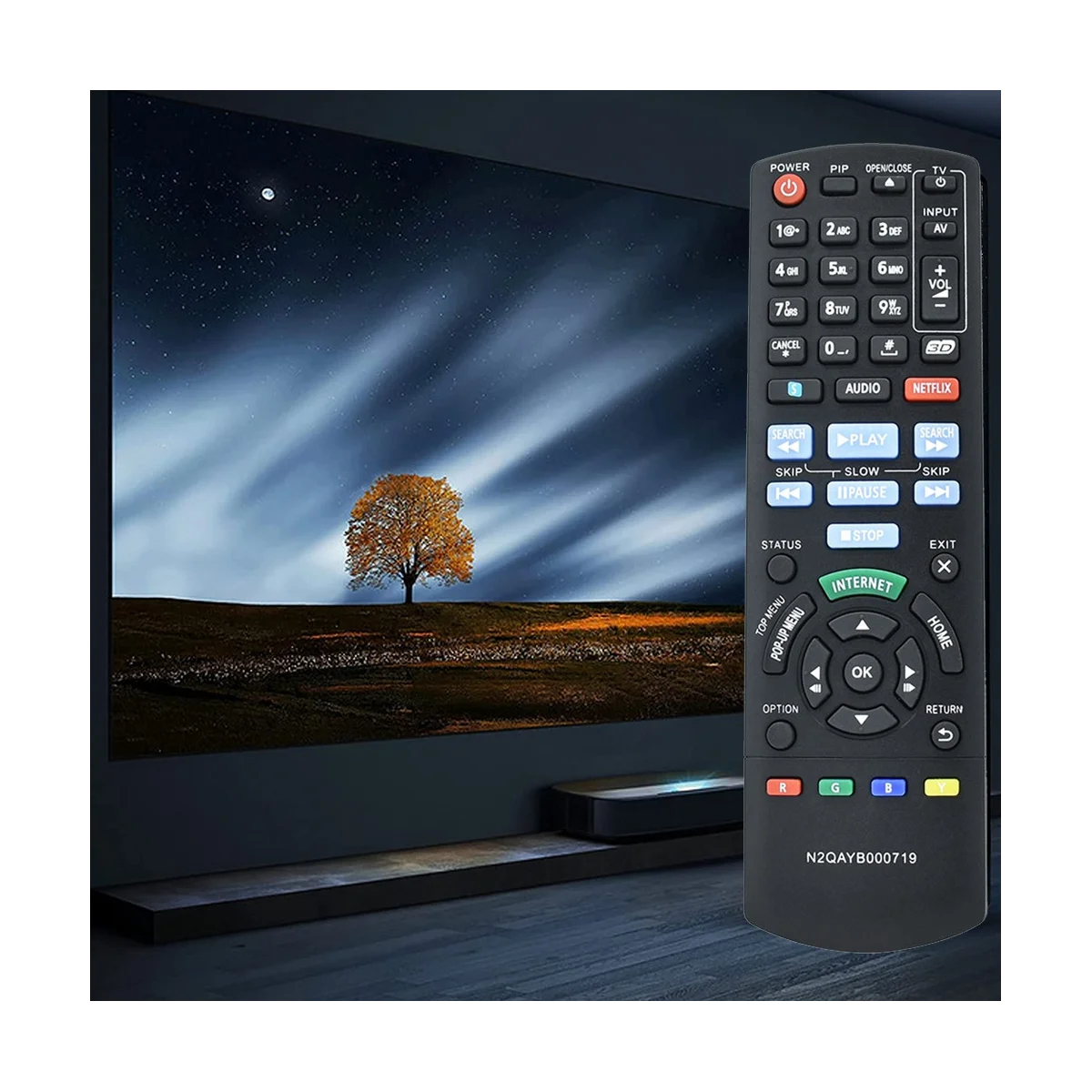 Пульт дистанционного управления N2QAYB000719 для Panasonic, Blu Ray, диска, детской модели, BDT220C, замена пульта дистанционного управления
Пульт дистанционного управления N2QAYB000719 для Panasonic, Blu Ray, диска, детской модели, BDT220C, замена пульта дистанционного управления