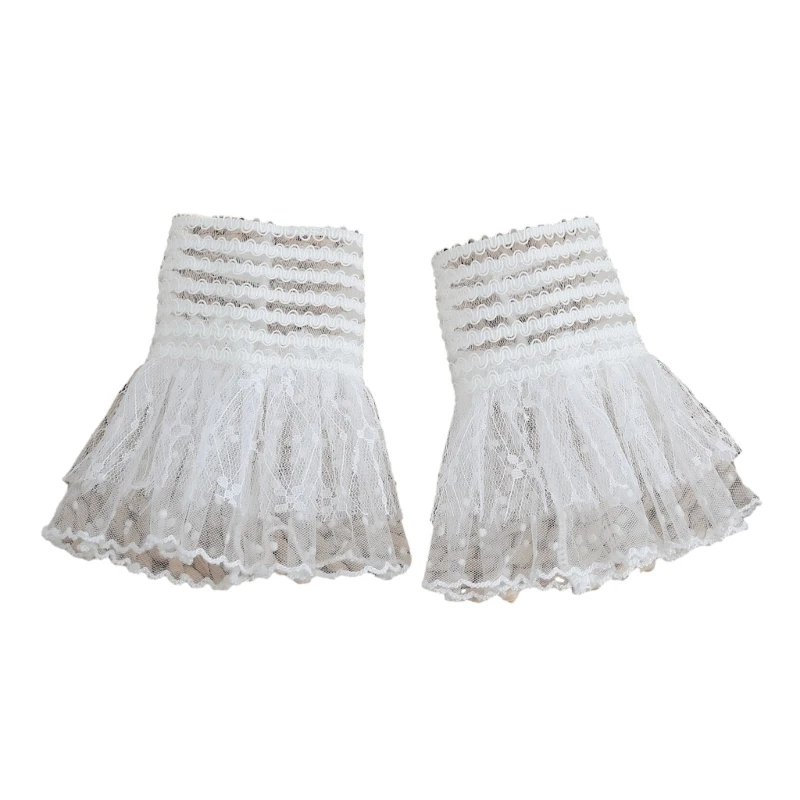 Shirt Sweater Layered Flared Fake Sleeve Wrist Cuffs Lace Pattern Decorative Sleeves Woman Wrist Clothing Accessory
Shirt Sweater Layered Flared Fake Sleeve Wrist Cuffs Lace Pattern Decorative Sleeves Woman Wrist Clothing Accessory